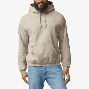 Glidan Heavy Blend Unisex Cream Hoodie